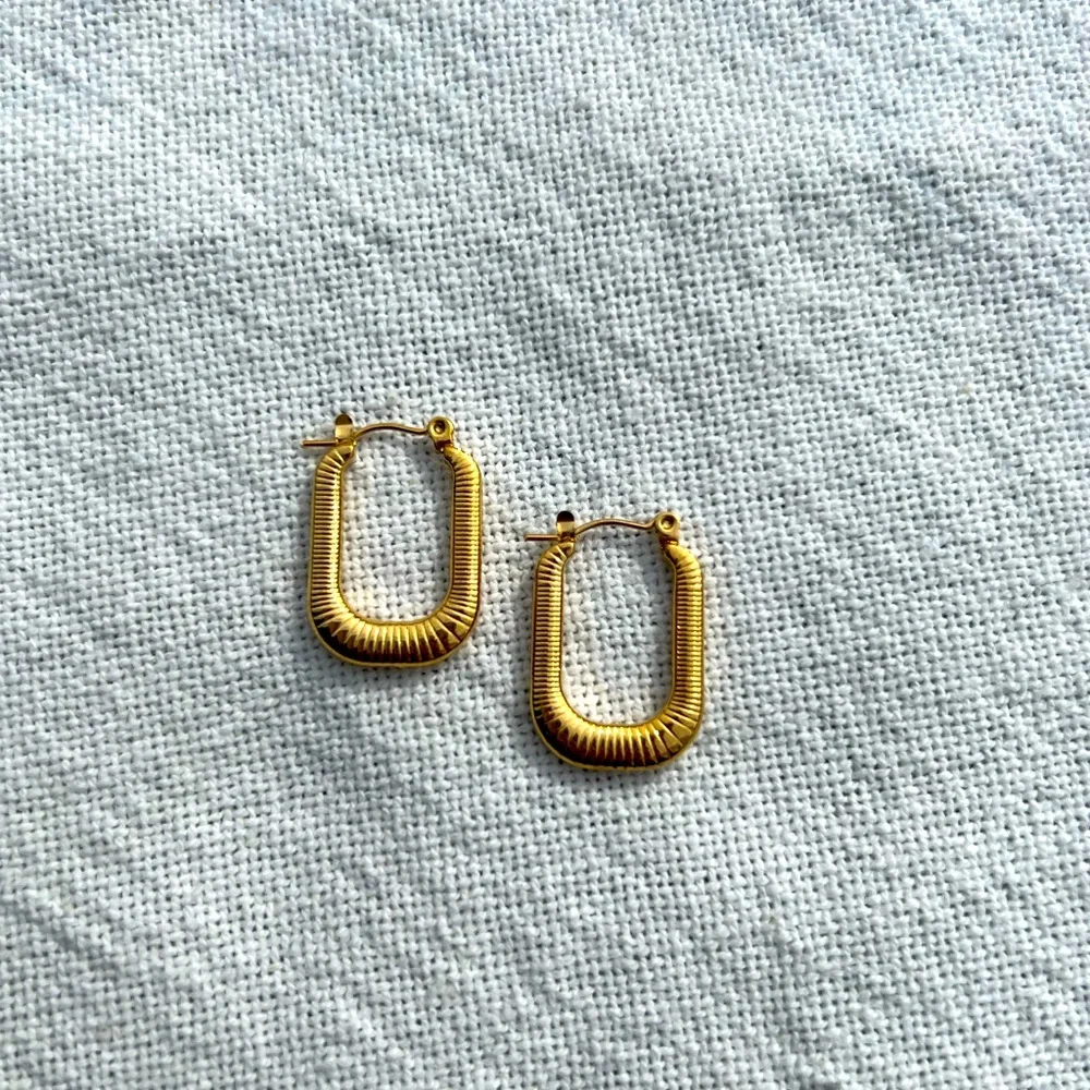 NEW Stainless Steel Gold Earrings - Picture 2 of 5